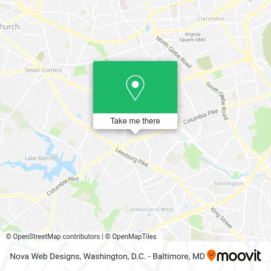 Nova Web Designs map