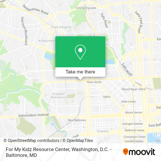 For My Kidz Resource Center map