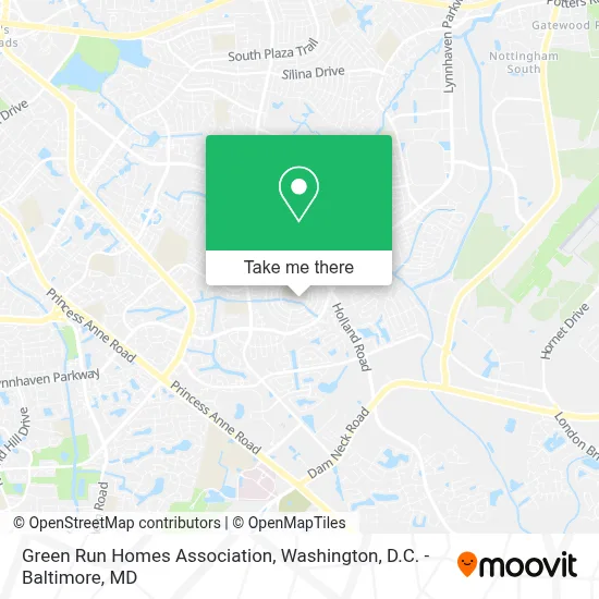 Green Run Homes Association map