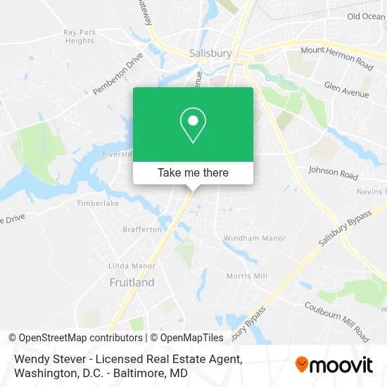 Wendy Stever - Licensed Real Estate Agent map