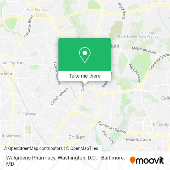 Walgreens Pharmacy map