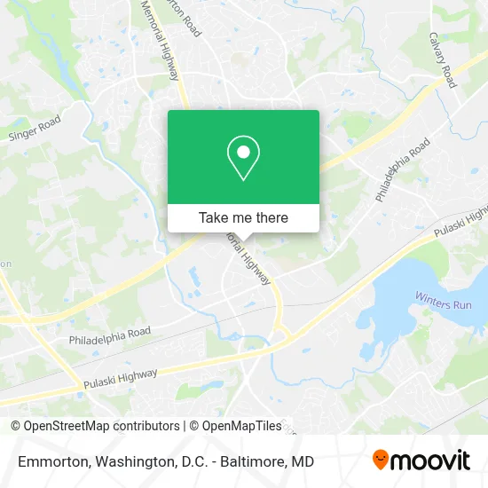 Emmorton map