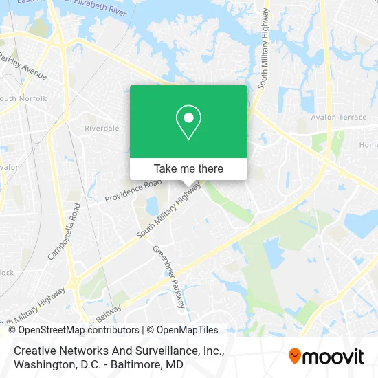Creative Networks And Surveillance, Inc. map