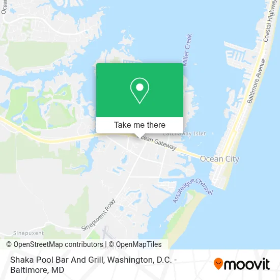 Shaka Pool Bar And Grill map