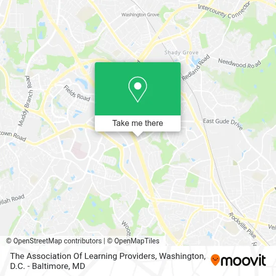 The Association Of Learning Providers map
