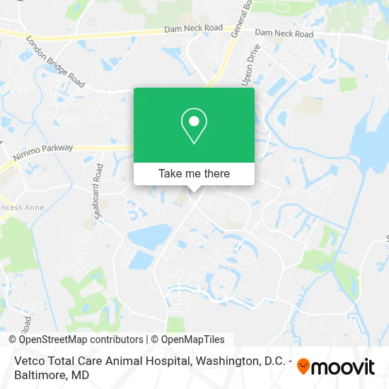 Vetco Total Care Animal Hospital map