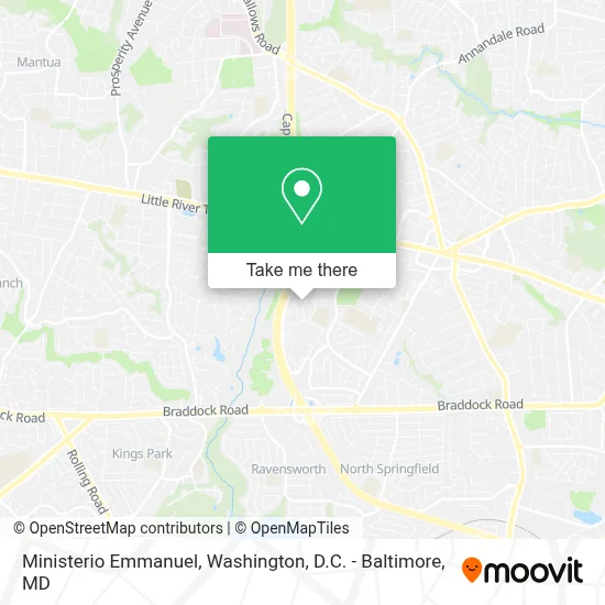 Ministerio Emmanuel map