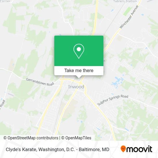 Clyde's Karate map