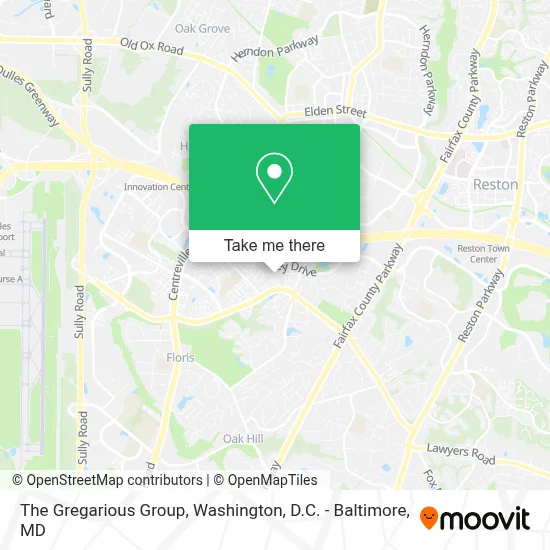 The Gregarious Group map