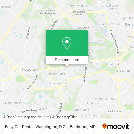 Easy Car Rental map