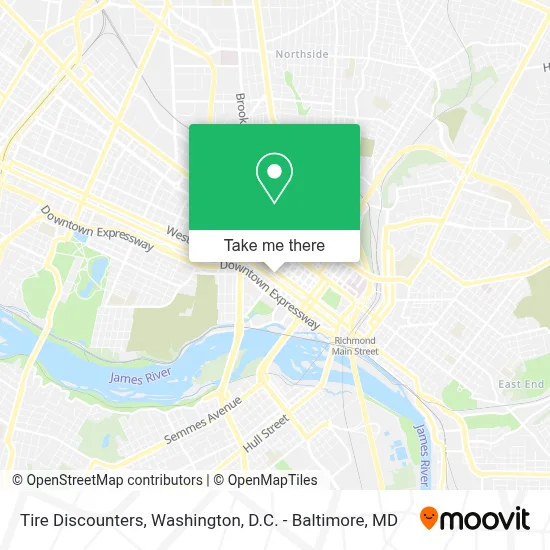 Tire Discounters map
