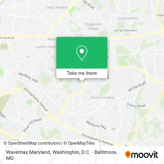 Wavemax Maryland map