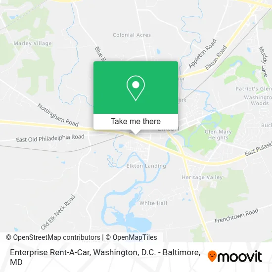 Enterprise Rent-A-Car map