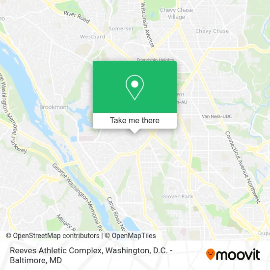 Reeves Athletic Complex map