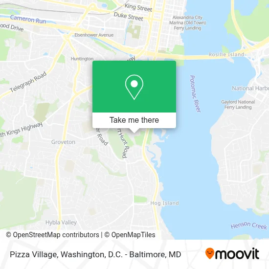 Pizza Village map