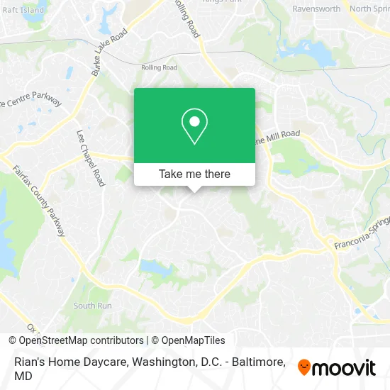 Rian's Home Daycare map