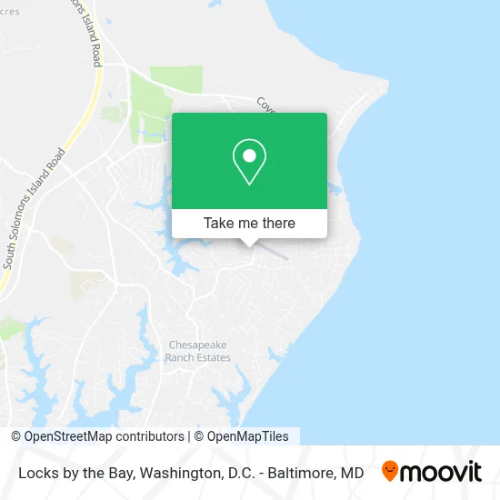 Locks by the Bay map