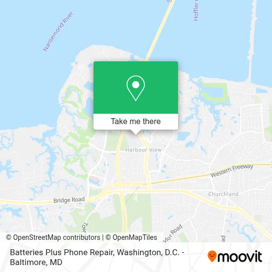 Batteries Plus Phone Repair map