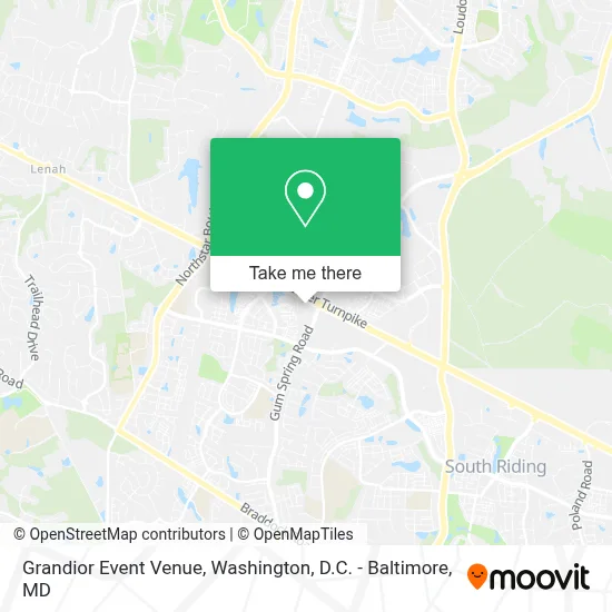 Grandior Event Venue map