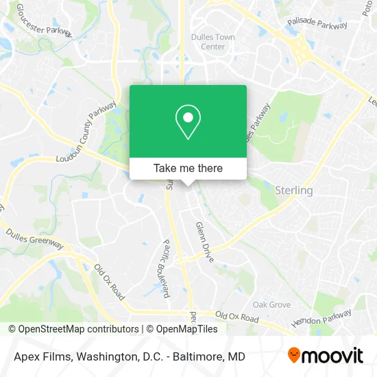Apex Films map
