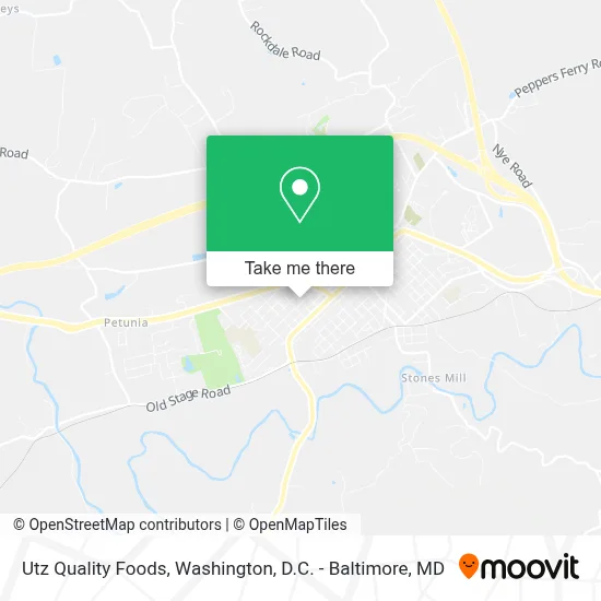 Utz Quality Foods map