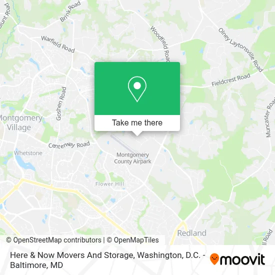 Here & Now Movers And Storage map