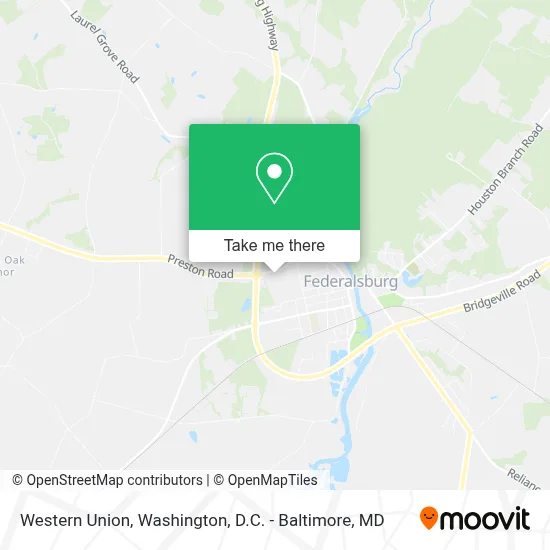 Western Union map