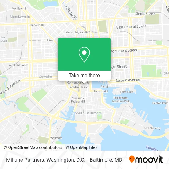 Millane Partners map