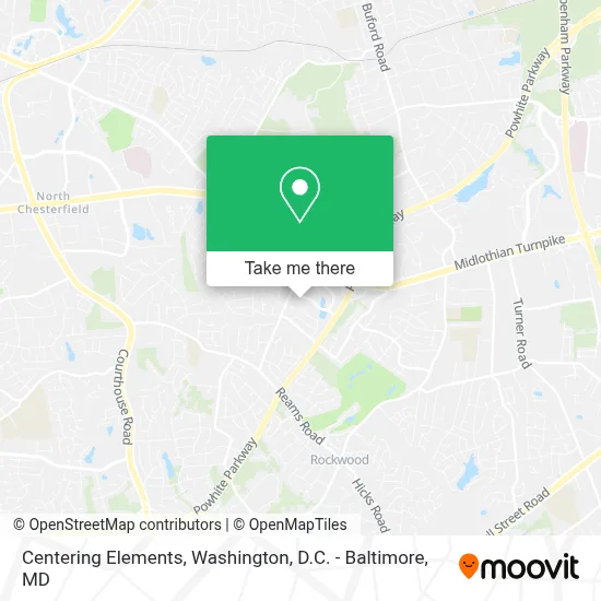 Centering Elements map