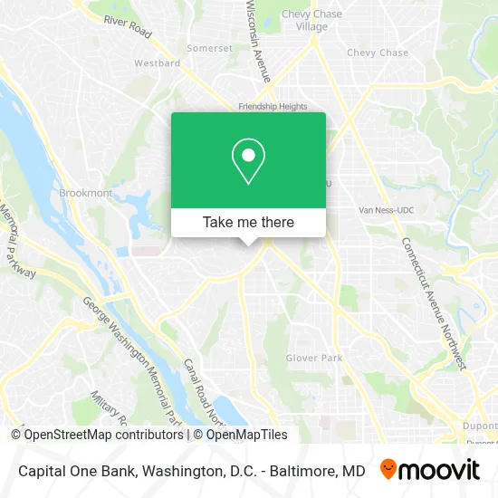 Capital One Bank map