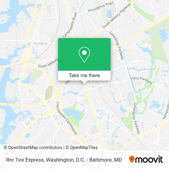 Rnr Tire Express map