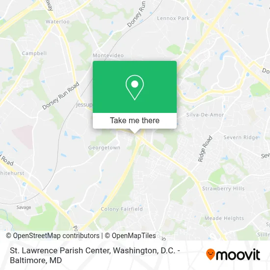 St. Lawrence Parish Center map