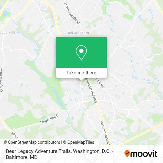 Bear Legacy Adventure Trails map