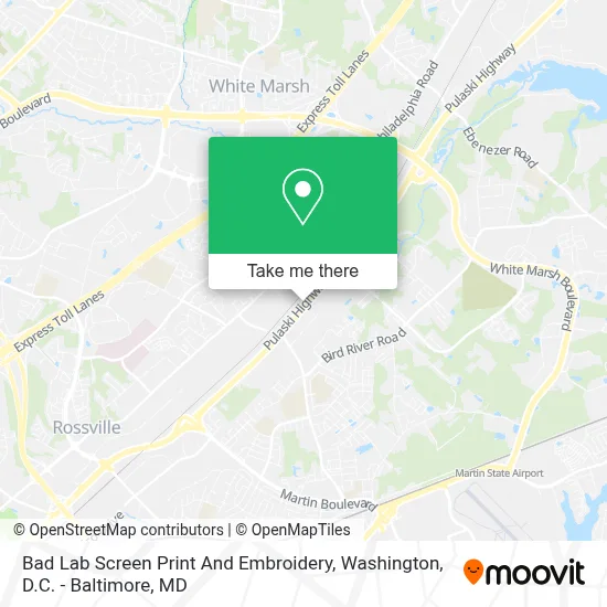 Bad Lab Screen Print And Embroidery map