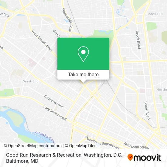Good Run Research & Recreation map