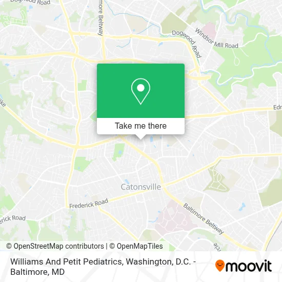 Williams And Petit Pediatrics map