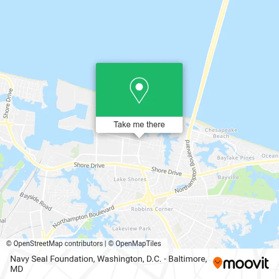Navy Seal Foundation map