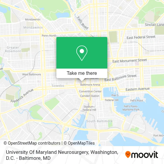 University Of Maryland Neurosurgery map