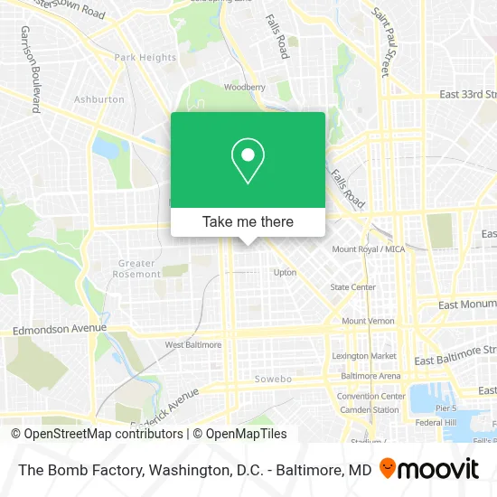 The Bomb Factory map