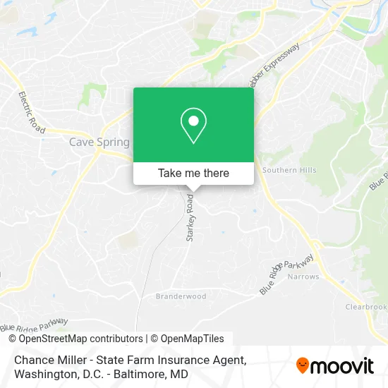Chance Miller - State Farm Insurance Agent map