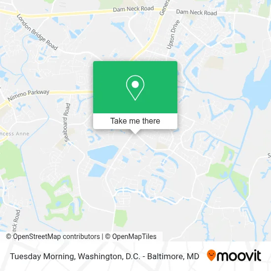 Tuesday Morning map