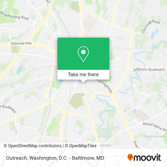 Outreach map