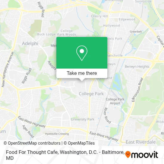 Food For Thought Cafe map