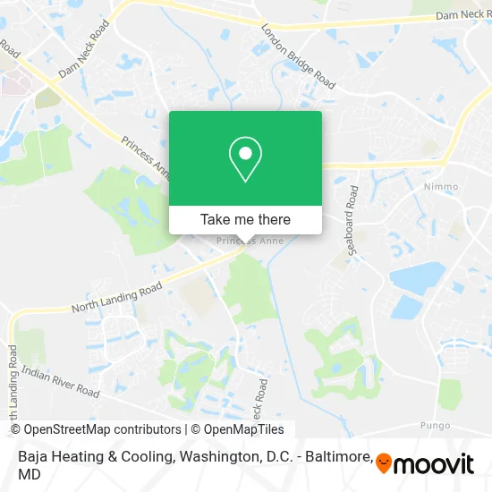 Baja Heating & Cooling map