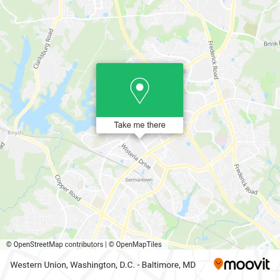 Western Union map