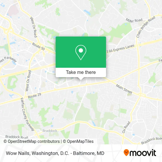 Wow Nails map