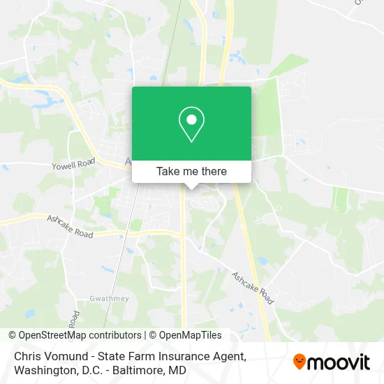Chris Vomund - State Farm Insurance Agent map
