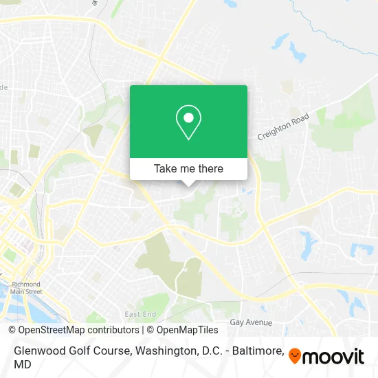 Glenwood Golf Course map