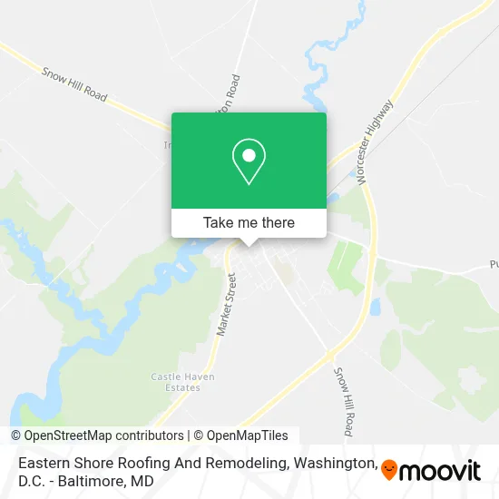 Eastern Shore Roofing And Remodeling map