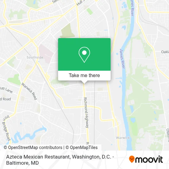 Azteca Mexican Restaurant map